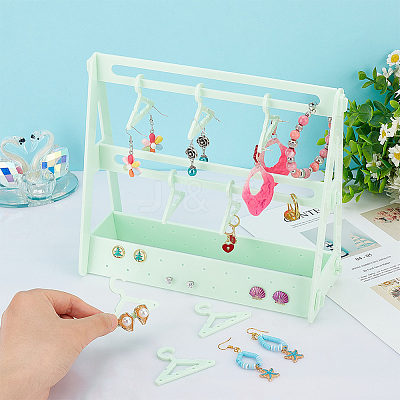 Opaque Acrylic Earring Display Stands EDIS-WH0029-16E-1