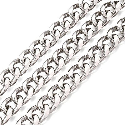 Aluminium Cuban Link Chains CHA-Q001-13P-1