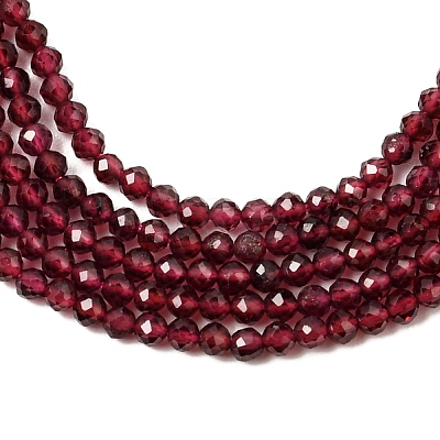 Natural Garnet Beads Strands G-J002-20-1