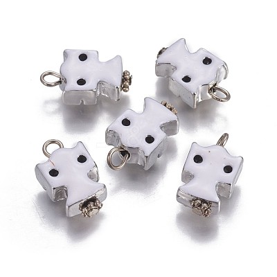 Alloy Enamel Pendants ENAM-F117-01P-1