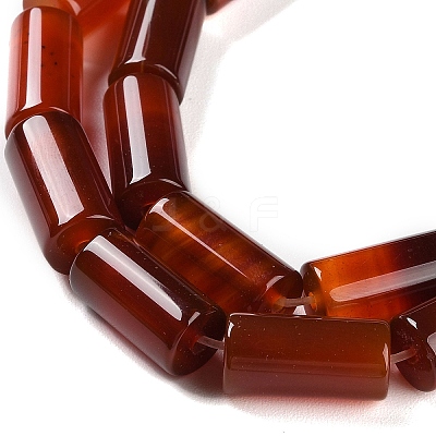 Natural Red Agate Beads Strands G-NH0019-A03-02-1