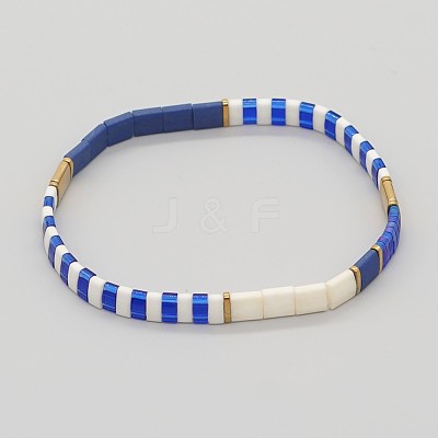 Bohemian Glass Seed Beaded Stretch Bracelets JM4508-59-1