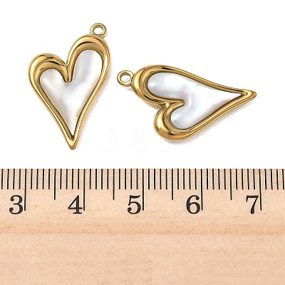 Natural Freshwater Shell Pendants STAS-G397-23G-01-1