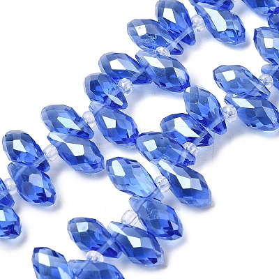 Transparent Facted Glass Beads GLAA-WH0031-58G-1