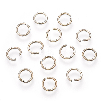 Aluminum Wire Open Jump Rings X-ALUM-R005-0.8x6-26-1