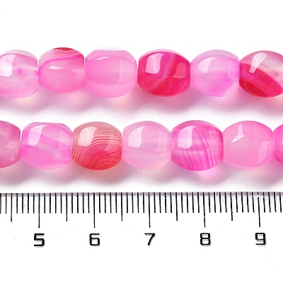 Natural Banded Agate Beads Strands G-G172-02B-1