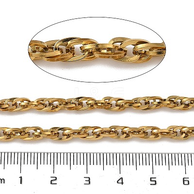 Ion Plating(IP) 304 Stainless Steel Rope Chains CHS-H025-16G-03-1