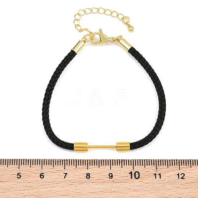 Braided Steel Wire Bracelet Making KK-CBA6056-03I-G-1
