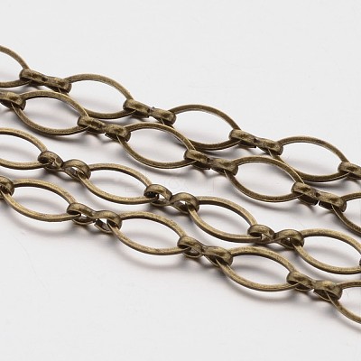 3.28 Feet Brass Handmade Chains X-CK49-AB-NF-1