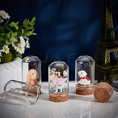 20 Set Glass Dome Cover AJEW-BC0003-54C-1