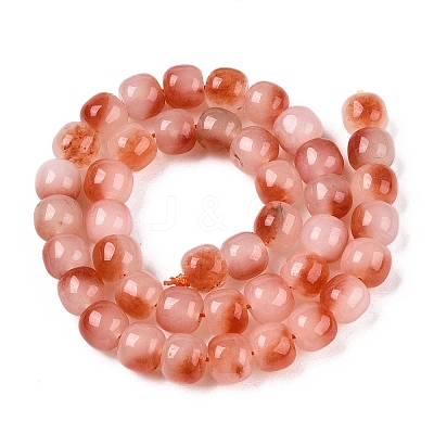 Dyed Natural White Jade Beads Strands G-T138-D11-1