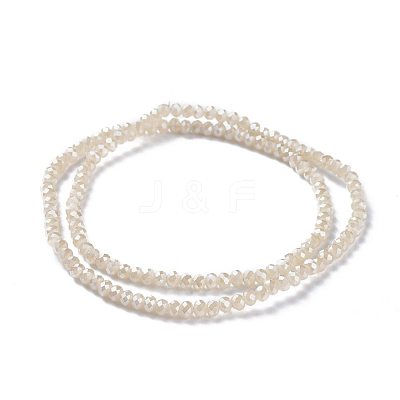 Electroplate Glass Beads Strands EGLA-P018-4mm-FR-A06-1