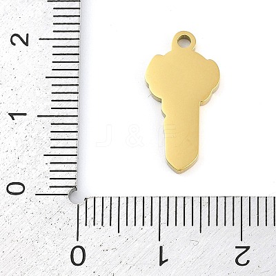 304 Stainless Steel Pendants STAS-F315-02G-1