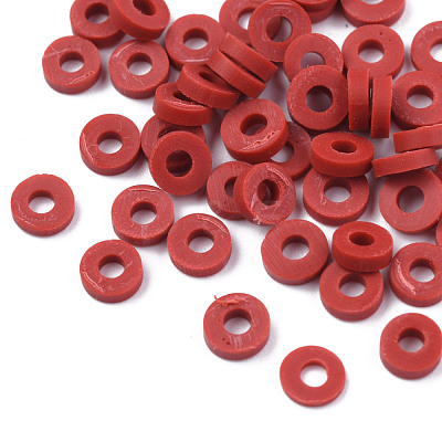 Handmade Polymer Clay Beads CLAY-Q251-6.0mm-102-1