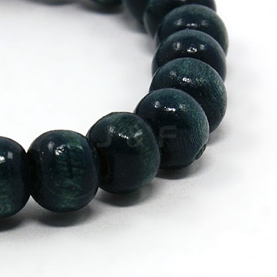 Wood Beads Stretch Bracelets X-BJEW-F028-02-1