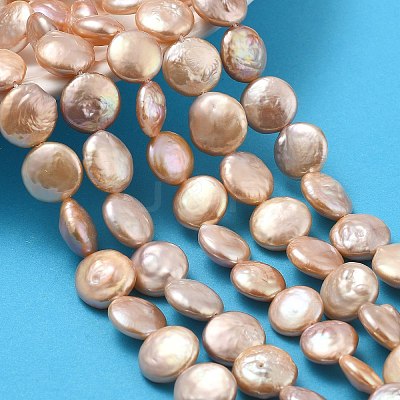 Natural Baroque Keshi Pearl Beads Strands PEAR-P064-18A-02C-1