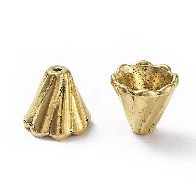 Tibetan Style Bead Cone LS-TIBEB-EA10181YKG-AG-FF-1