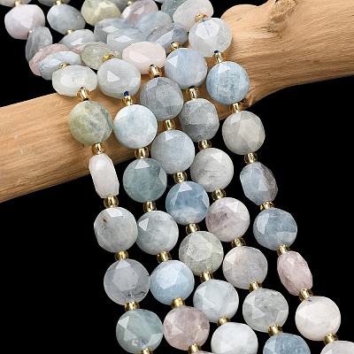 Natural Morganite Beads Strands G-C116-A185-02-1