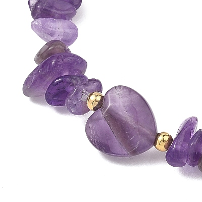 Natural Gemstone Beads Stretch Bracelets for Women BJEW-JB13633-1