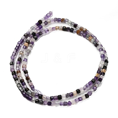 Natural Purple Fluorite Beads Strands G-RM2025-32A-04-1