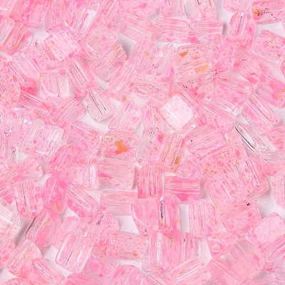 Transparent Spray Painted Glass Seed Beads SEED-L011-10A-12-1