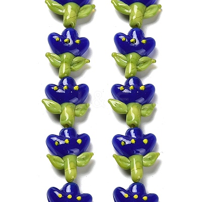 Handmade Lampwork Beads Strands LAMP-A005-03C-1