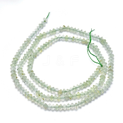 Natural Prehnite Beads Strands G-F686-10A-02-1