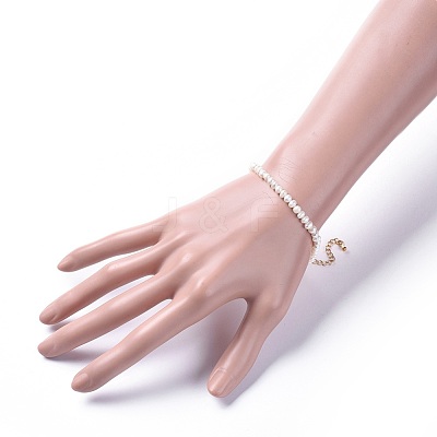 Natural Freshwater Pearl Beads Bracelets BJEW-JB04619-1