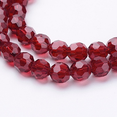 Glass Beads Strands LS-EGLA-J042-6mm-20-1