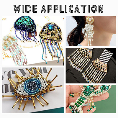 3 Style Round Glass Seed Beads SEED-GO0001-02-1