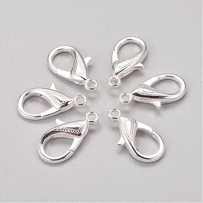 Zinc Alloy Lobster Claw Clasps PALLOY-D008-S-1