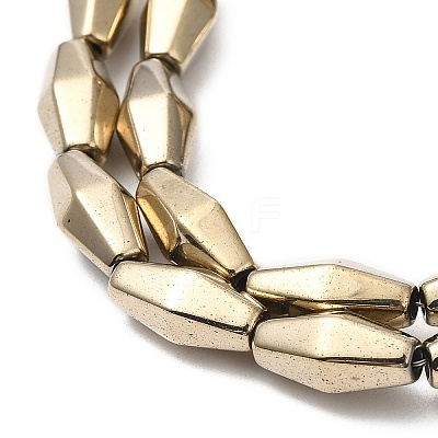 Electroplate Synthetic Magnetic Hematite Beads Strands G-E602-05-1