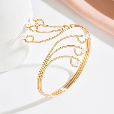 Iron Multi-Strand Spiral Upper Arm Cuff WG80F31-01-1