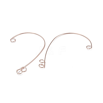 316 Stainless Steel Ear Cuff Findings Ion Plating(IP) STAS-H148-03RG-1