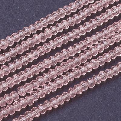 Transparent Glass Beads Strands GLAA-R135-2mm-12-1