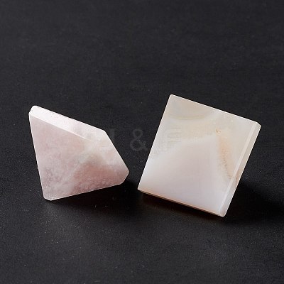 Natural Cherry Blossom Agate Healing Pyramids G-F719-60-1