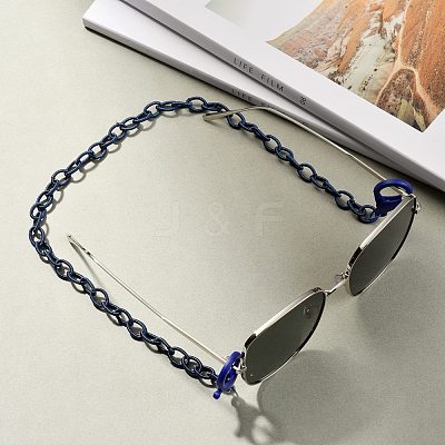 Personalized Nylon Cable Chain Necklaces NJEW-JN02940-05-1