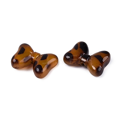 Leopard Print Opaque Acrylic Beads OACR-N162-20A-1