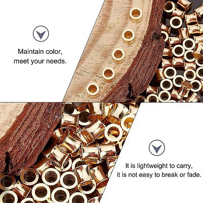 SUPERFINDING 100pcs Brass Beads KK-FH0003-31-1