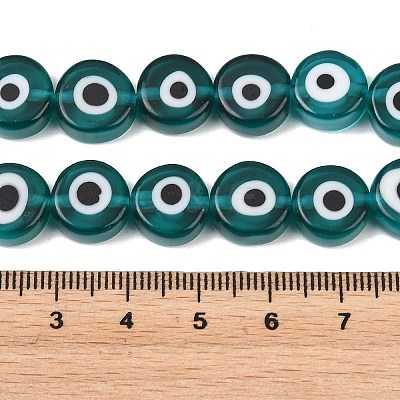 Handmade Evil Eye Lampwork Beads LAMP-C028-02-1