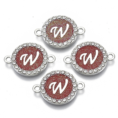 Alloy Enamel Links Connectors ENAM-TAC0003-01S-05W-1
