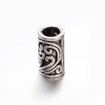 Tibetan Style Zinc Alloy Column Beads PALLOY-ZN63835-AS-1