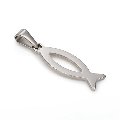 Tarnish Resistant 304 Stainless Steel Pendants X-STAS-I136-26P-1