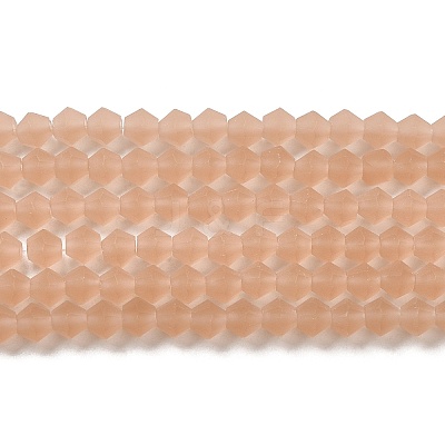 Imitate Austrian Crystal Frosted Glass Beads Strands LS-EGLA-A039-T6mm-MD12-1