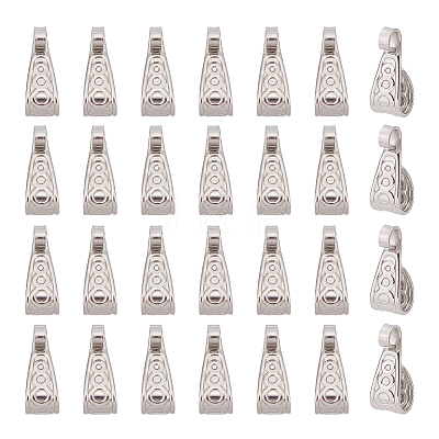 100Pcs 304 Stainless Steel Tube Bails STAS-AR0001-55-1