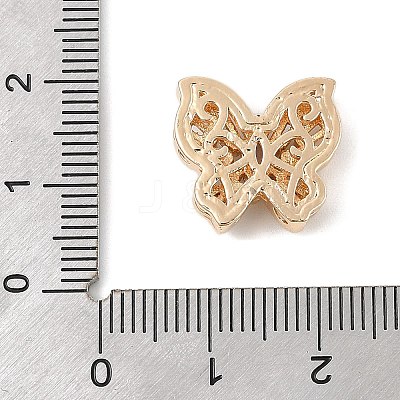 Brass Micro Pave Cubic Zirconia Beads KK-K297-34B-G02-1