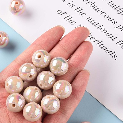 Opaque Acrylic Beads MACR-S370-D16mm-34-1
