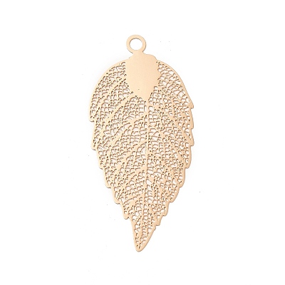 Rack Plating Brass Filigree Big Pendants KKC-T001-03KCG-1