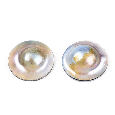 Natural Shell Cabochons PEAR-N020-Q02-1