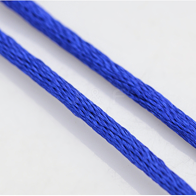 Nylon Satin Rattail Cord X-NWIR-O001-A-08-1